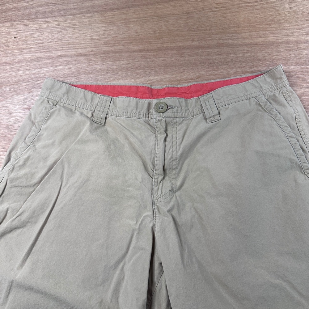 Columbia Khaki Chino Shorts Mens 34W 10" Outdoor Casual Golf Hiking - Picture 2 of 7